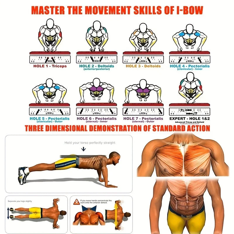 Ultimate Foldable Pushup Board Set